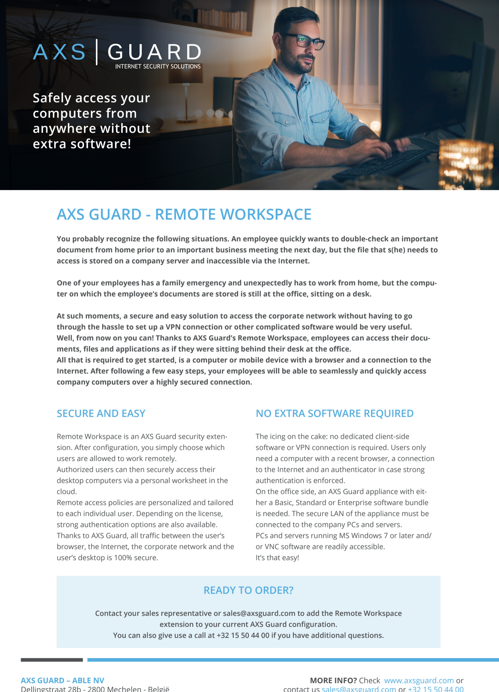 Remote Access Add Workspaces Working from home safely with Remote Workspace