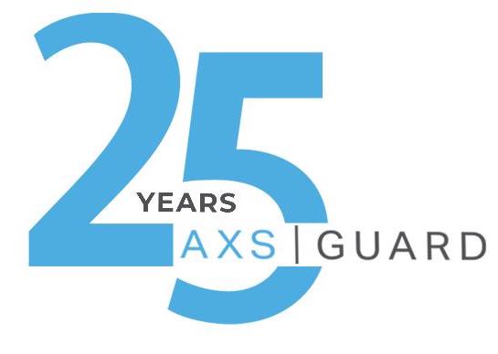 Logo 25 years AXS Guard